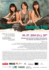 Pamina Trio　リサイタルチラシ