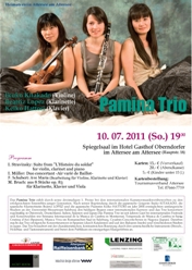 Pamina Trio　リサイタルチラシ